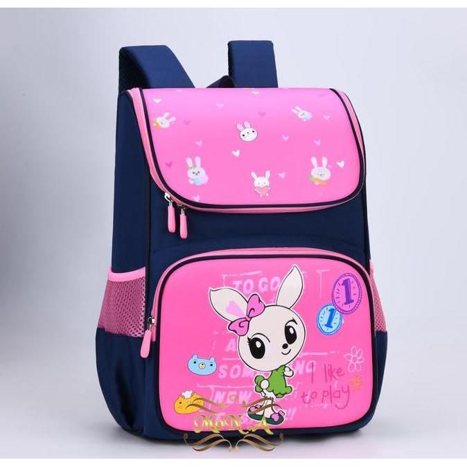 Tas Ransel Sekolah Anak Cewek/Cowok TK/SD Motif Lucu Kualitas Import