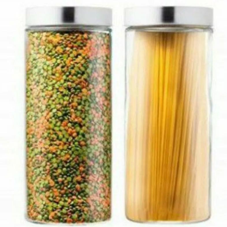 Stoples Kaca 2 Liter Toples Makanan Toples Kue Kering 2 Liter