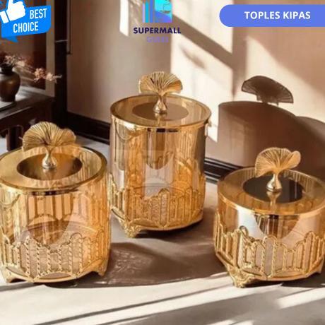 SG Toples Kaca 3 In 1 Kipas | Toples Kaca Saudi Arab | Candy Jar Toples Mewah Estetik