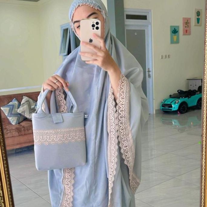 Mukena terbaru jumbo bahan katun 2023 Cantik