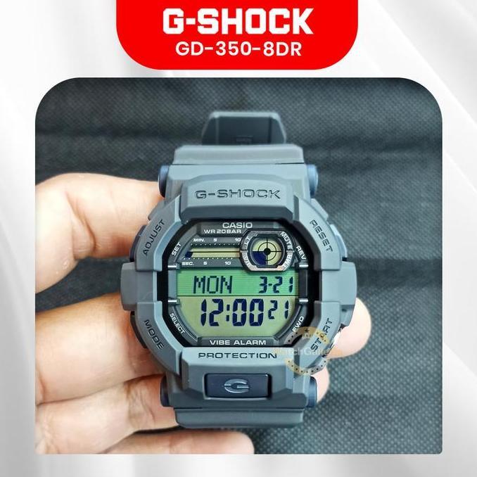Jam Tangan Pria G-Shock GD-350-8DR GD-350-8 GD-350 Orinal Resmi