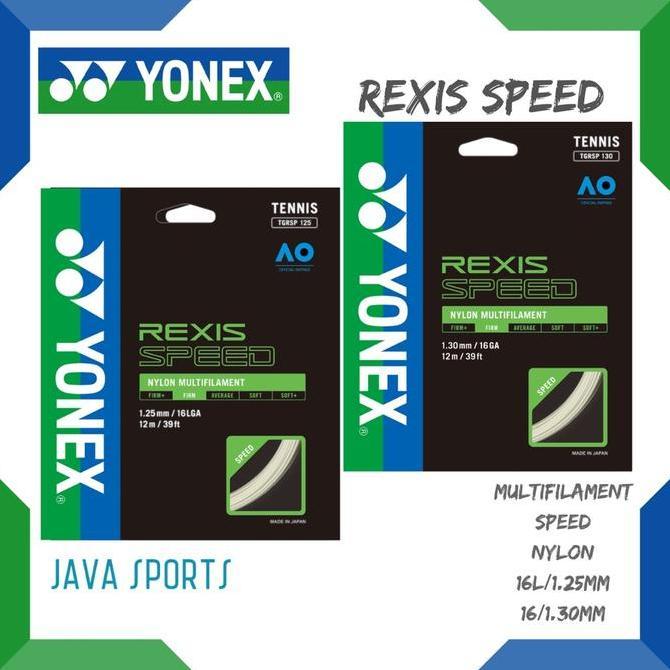 Senar Raket Tenis Yonex REXIS SPEED | Multifilament | Power |