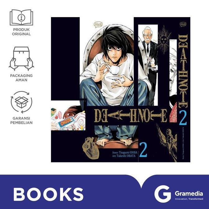 Komik Death Note New Edition Vol 2 (Tsugumi Ohba) Kualitas Terbaik Harga Termurah
