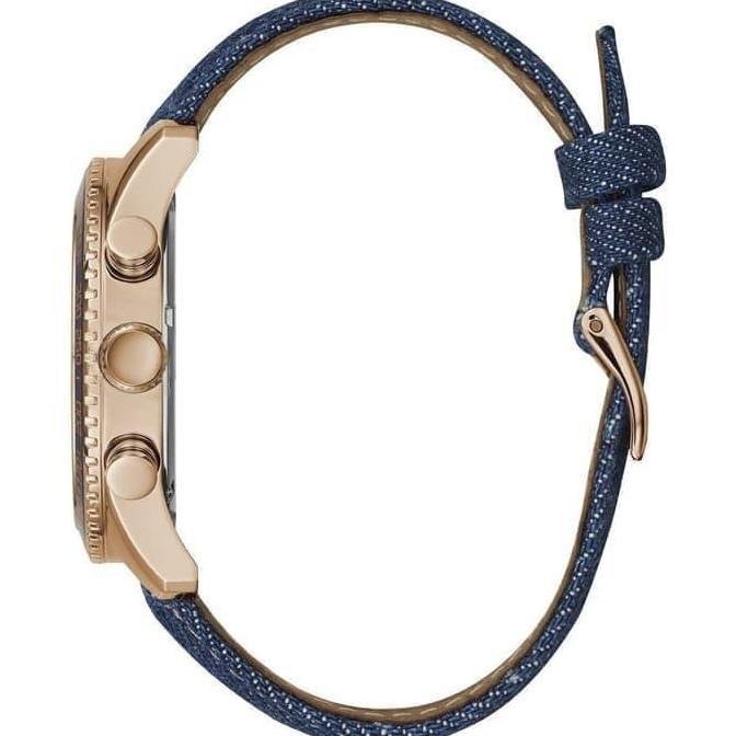 GUESS W0970G3 Fleet - Jam Tangan Pria - Blue Denim