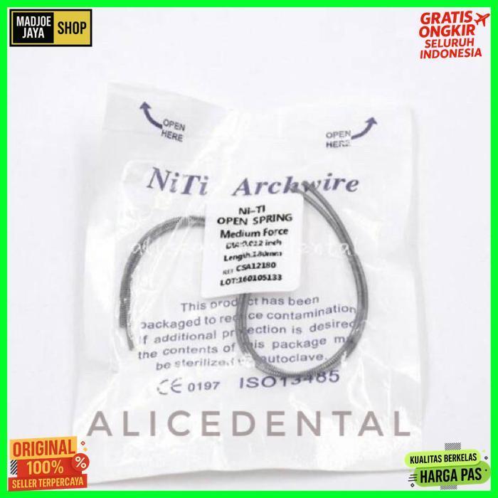 Best Seller Dental Open Coil Spring Ortho Ocs Orthodontic Kawat Per Niti Pegas Spiral Bracket Braces