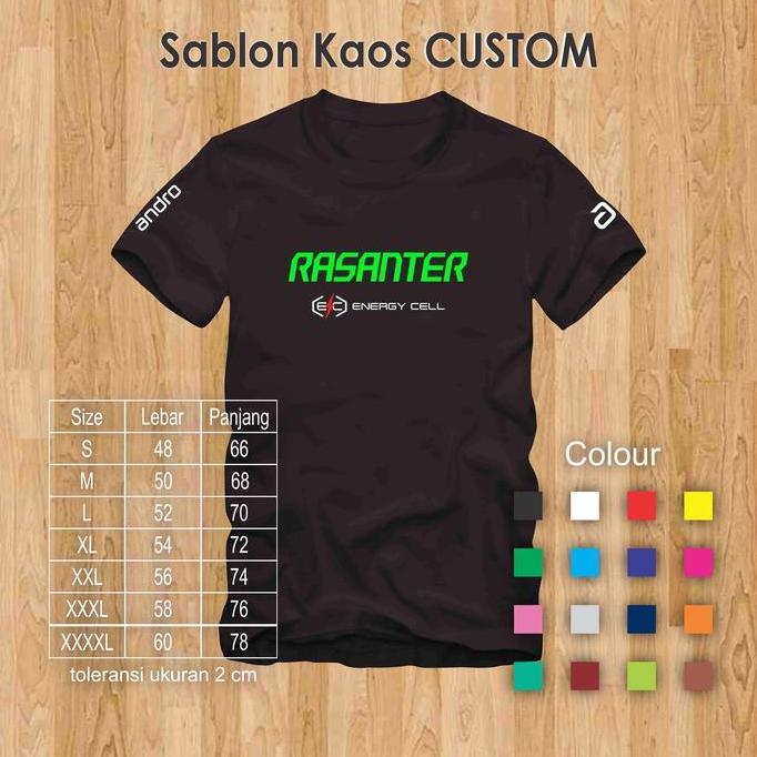Kaos Lokal Andro Pingpong Rasanter Energy Tenis Meja