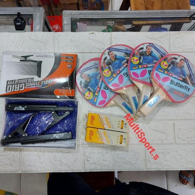 BET TENIS MEJA SET NET DAN BOLA