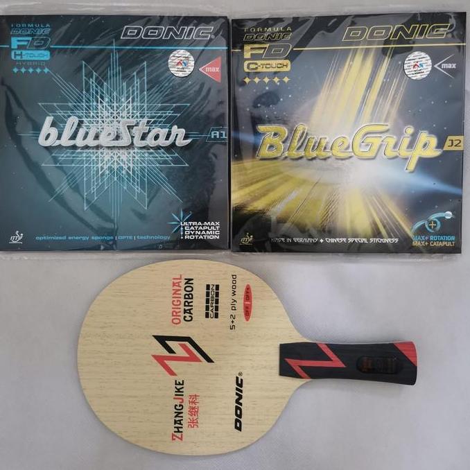 Bat Pingpong Donic Zhang Jike kombinasi karet terbaik Set