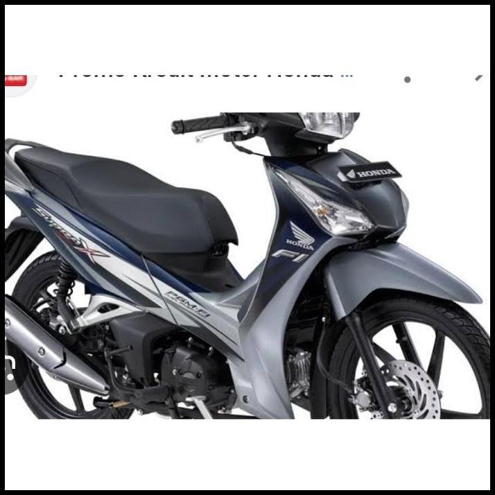 TERLARIS (ORI) STRIPING HONDA SUPRA X 125 R HELM IN PGM FI 2012 BIRU SILVER