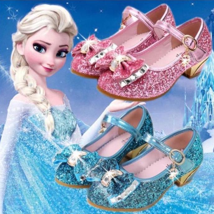 FREE ONGKIR SEPATU PRINCESS FROZEN ANAK / SEPATU PESTA ANAK PEREMPUAN / SEPATU PERNIKAHAN ANAK / SEP