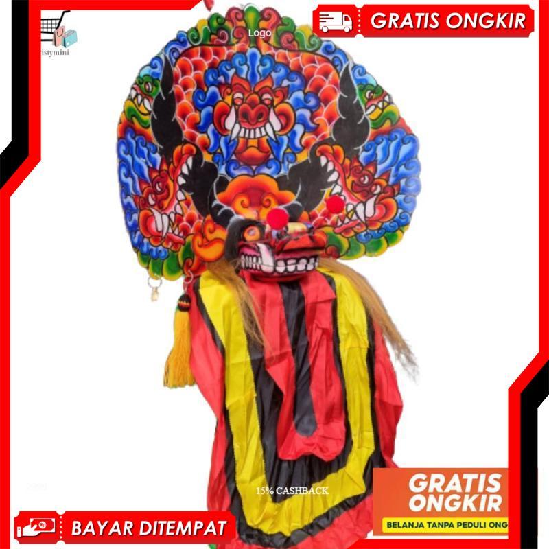 BANYAK DISKON  BARONGAN CAPLOK KAYU CORET FULL SET LENGKAP / Barongan Dewasa Jumbo Plipit Romo / Bar