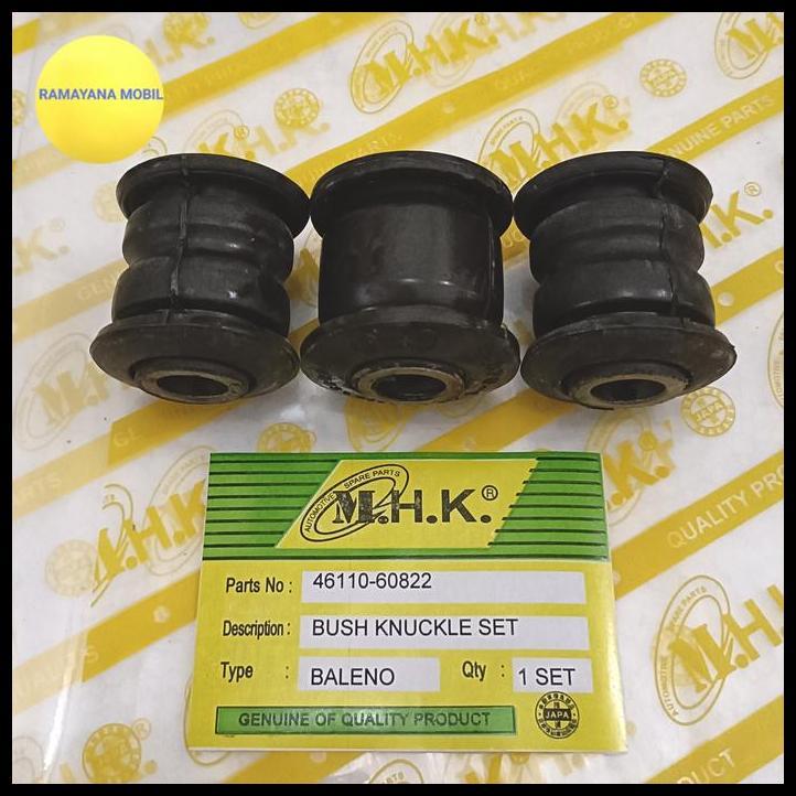 BEST DEAL BUSHING KNUCKLE SET : 3PCS SUZUKI BALENO SY416, AMENITY, ESTEEM