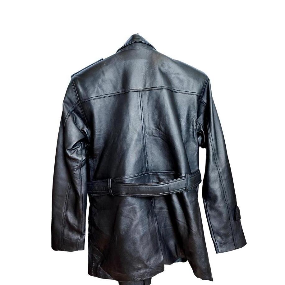 jaket kulit model safari atau model soekarno