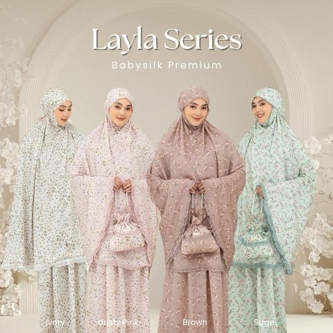 mukena dewasa - mukena layla series (New Motif)