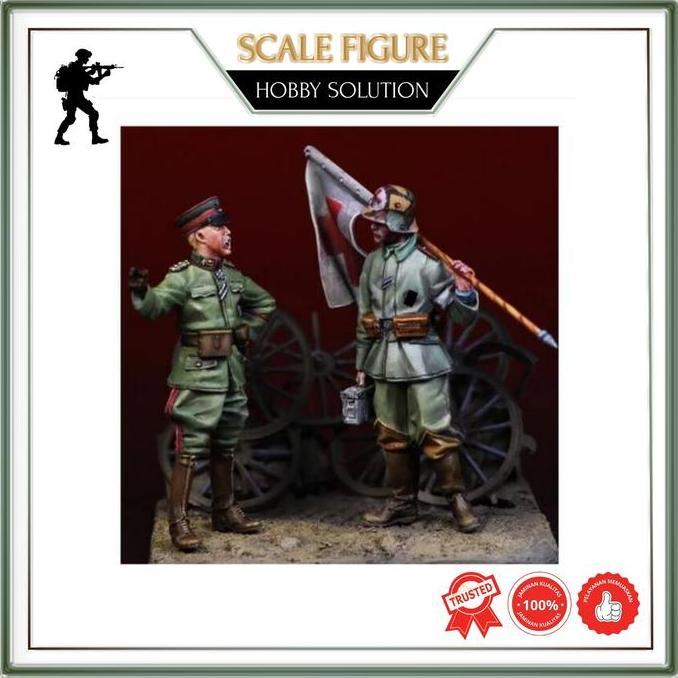 1/35 Resin Figure WW2 Series Set 2pc OJK24-7