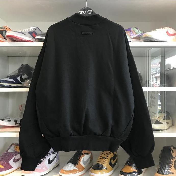 Fear Of God Essentials Crewneck Core Jet Black Authentic