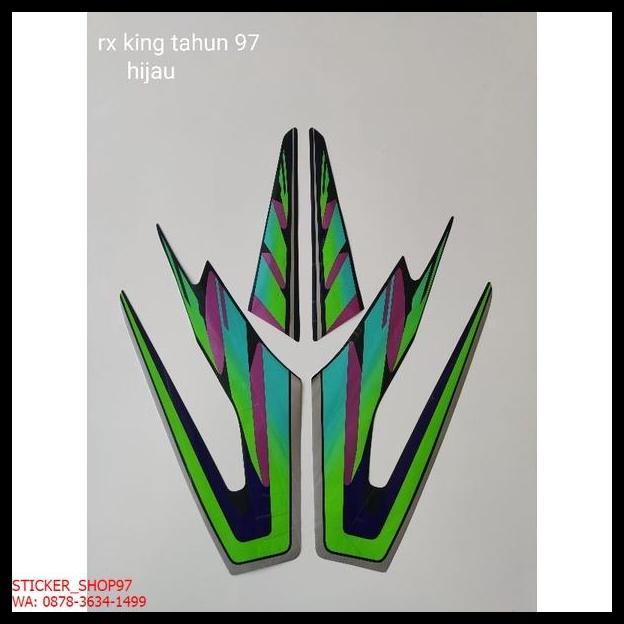 BEST DEAL (ORI) STRIPING YAMAHA RX KING TAHUN 1997 HIJAU KUALITAS ORIGINAL 