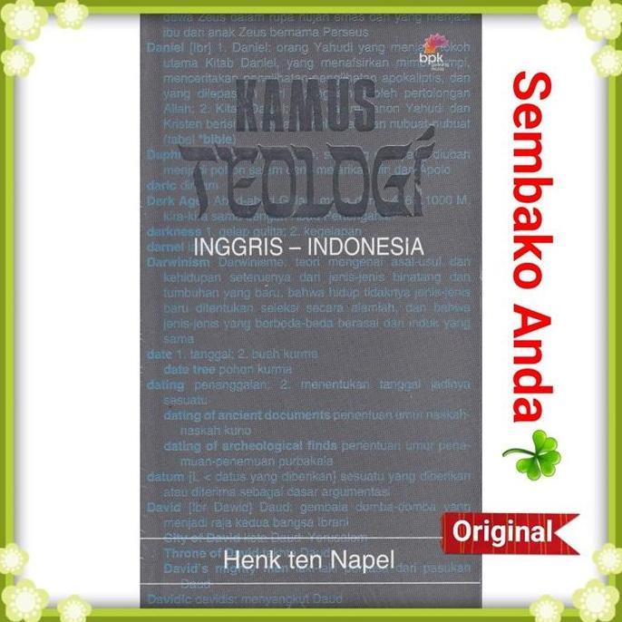 Kamus Teologi. Inggris-Indonesia. Henk ten Napel.