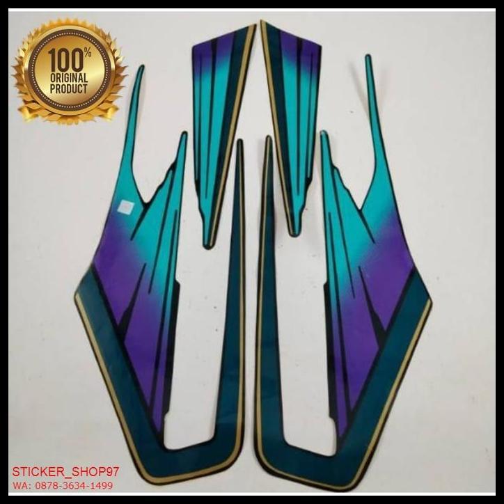 HOT DEAL (ORI) STRIPING YAMAHA RX KING TAHUN 1995  HIJAU KUALITAS ORIGINAL