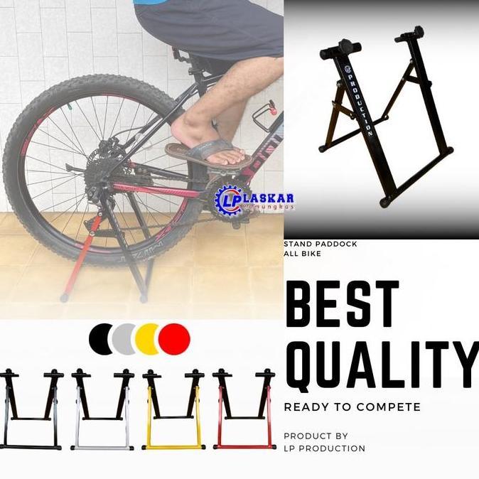 Stand Paddock Sepeda Statis Bike Trainer Fixie Roadbike Mtb Seli Universal Outdoor Kualitas Terbaik 