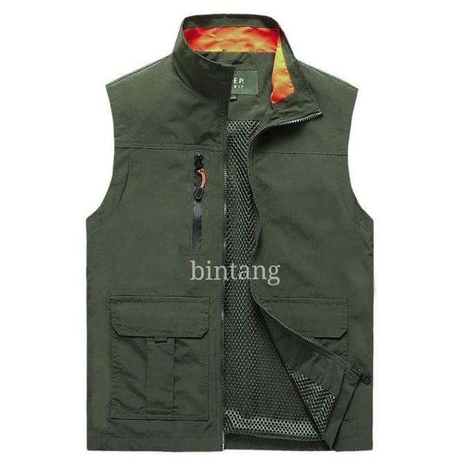 jaket rompi outdoor/jaket rompi lapangan/jaket rompi