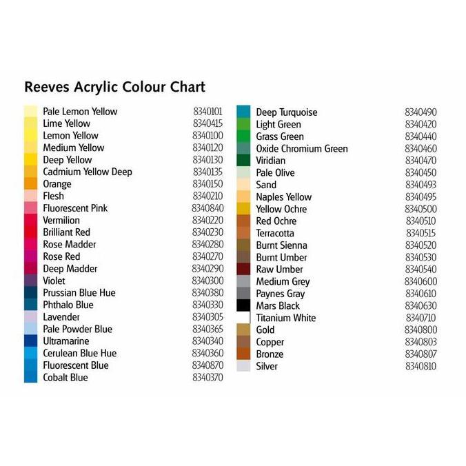 Reeves Acrylic Paint / Cat Akrilik Reeves 75 ml