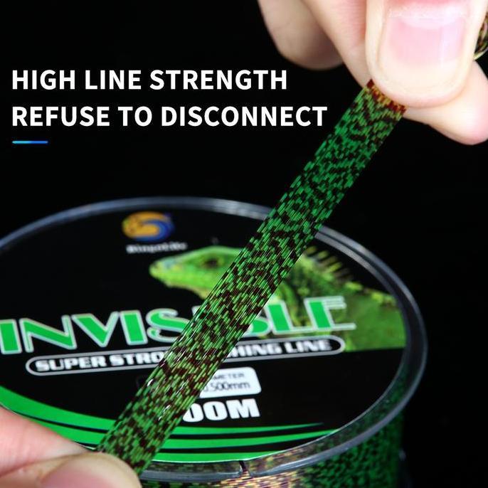 Alat Pancing Senar 300m Nilon Fishing Line Invisible Memancing Senar Speckle Original Benang Pancing