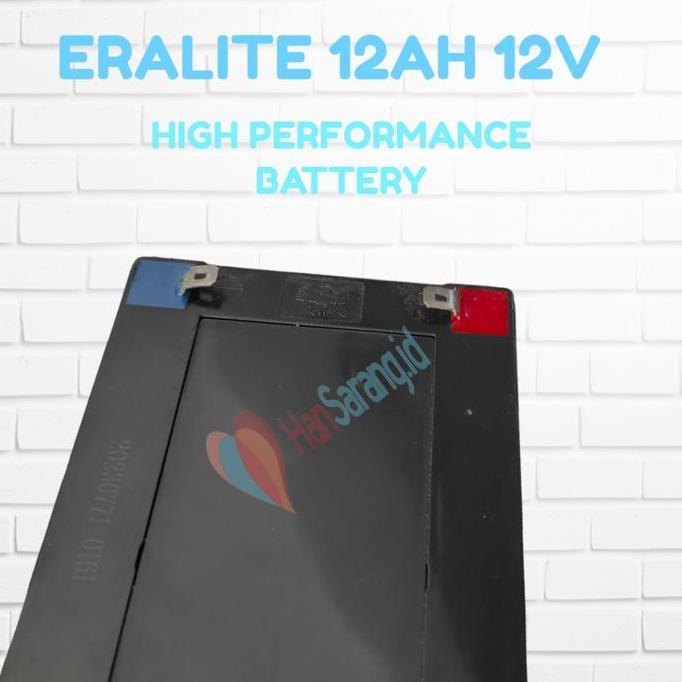 Battery Eralite Baterai Ups 12V 12 Ah Volt Aki Kering