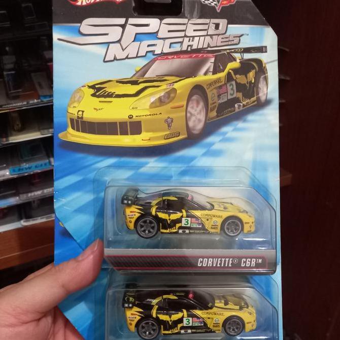 Hot Wheels Speed Machines Corvette C6R Kuning Hitam Rare