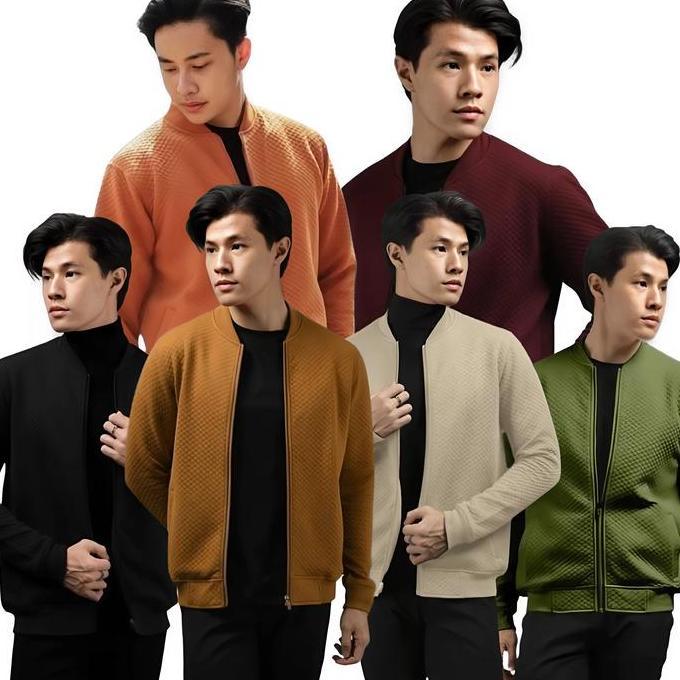 FREE ONGKIR JAKET COMFY PRIA / JAKET COMFY BOMBER ORIGINAL PREMIUM ARMY BAJU BROWN DIAMOND MAROON NA