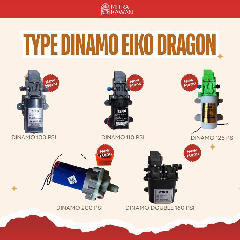 Bisa Cod Dinamo Sprayer 100Psi Tangki Elektrik Pompa Air Sprayer Penguat Mist Sprayer Elektrik Eiko 