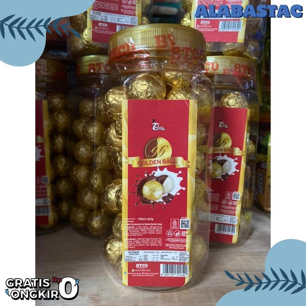 Golden Balls Tobelo ( Toples ) - Coklat Lebaran - Coklat Valentine - Hampers Lebaran