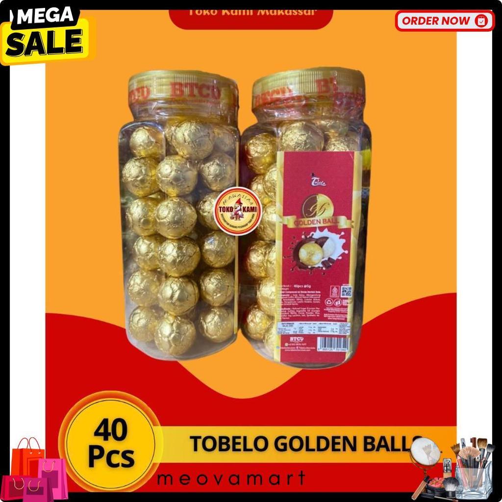 Golden Balls Tobelo ( Toples ) - Coklat Lebaran - Coklat Valentine - Hampers Lebaran