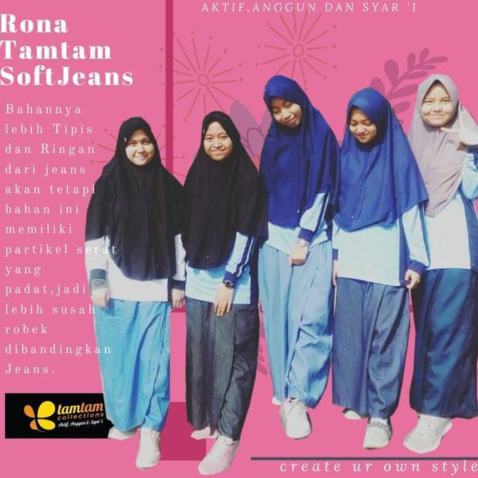 NEW ROK CELANA SANTAI | ROK CELANA DENIM/SOFTJEANS TAMTAM COLLECTION BEST