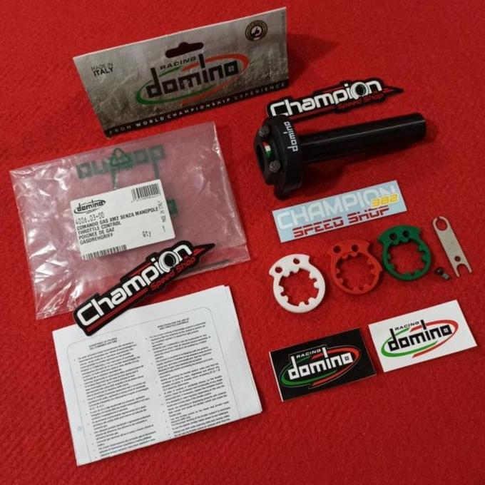 '' GAS SPONTAN DOMINO RACING XM2 BLACK ORIGINAL ITALY ALL NEW NMAX 2020 ''