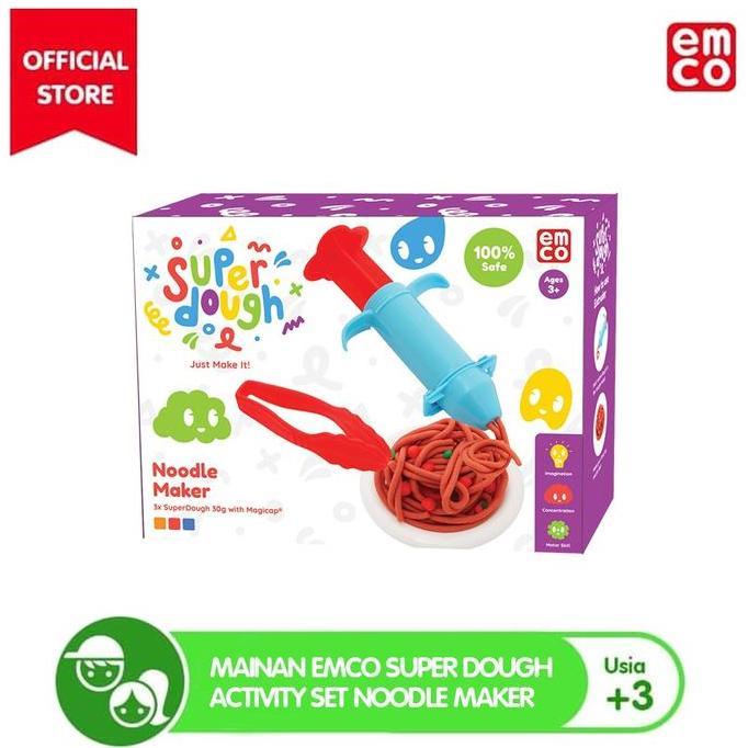 Mainan EMCO Super Dough Activity Set Noodle Maker