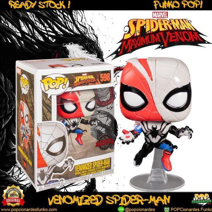 Funko POP Marvel - Spiderman Maximum Venom - Venomized Spiderman