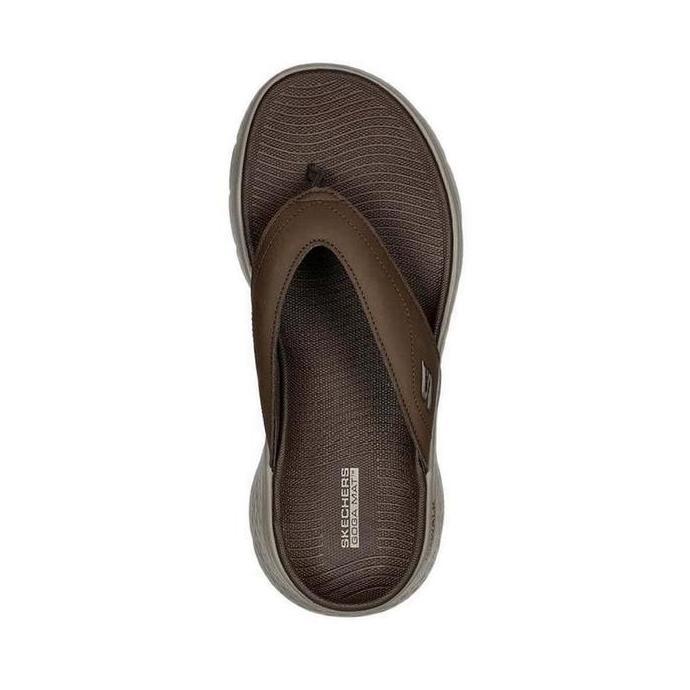 Skechers sandal Pria Go Walk Flex Men's Sandal - Chocolate orinal