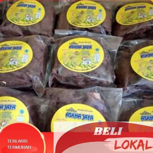 PRODUK LOKAL/JAJAN LOKAL/ keripik pisang askha jaya asli lampung paket 1kg Coklat Food Snack Kripik