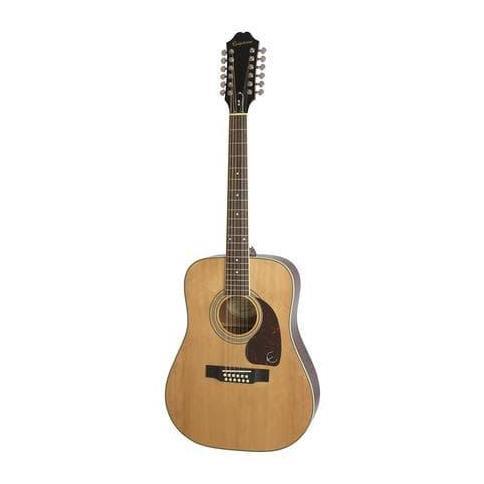 Epiphone DR-212 Acoustic Guitar, RW Neck, Natural SL