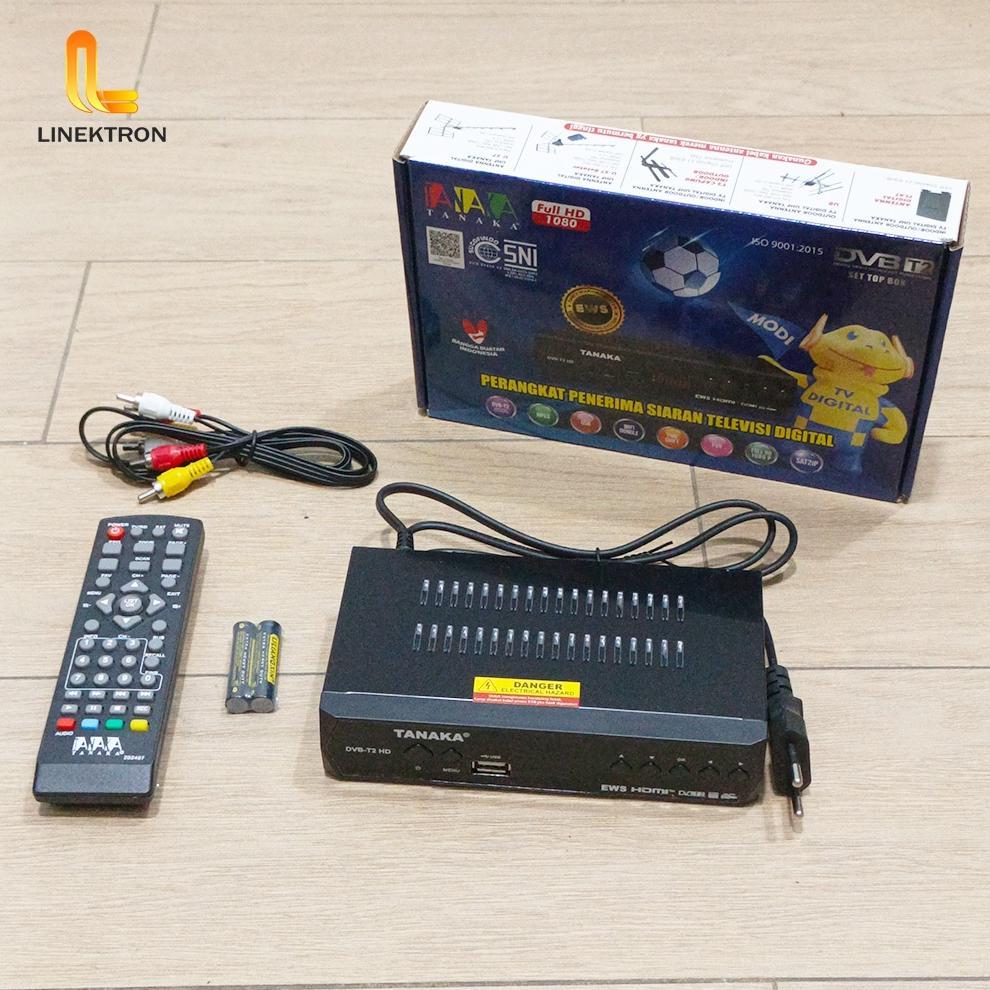SET TOP BOX TV DIGITAL STB TANAKA RECEIVER TV DIGITAL PENERIMA SIARAN FULL HD SNI