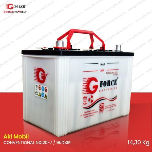 GFORCE NX120-7 - 95D31R / NX120-7L - 95D31L (100 Ampere) - Aki Mobil