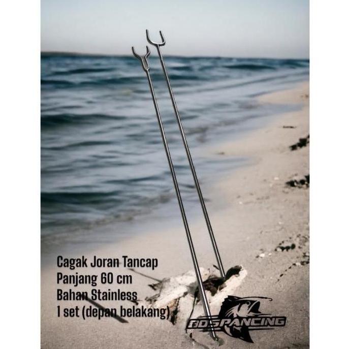 Cagak Joran Stainless 60cm/ Dudukan Joran Mancing