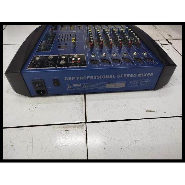 TERMURAH PROFESSIONAL MIXER 6 CHANNEL USB SD ULTRA SLIM MIXER 24 BIT 