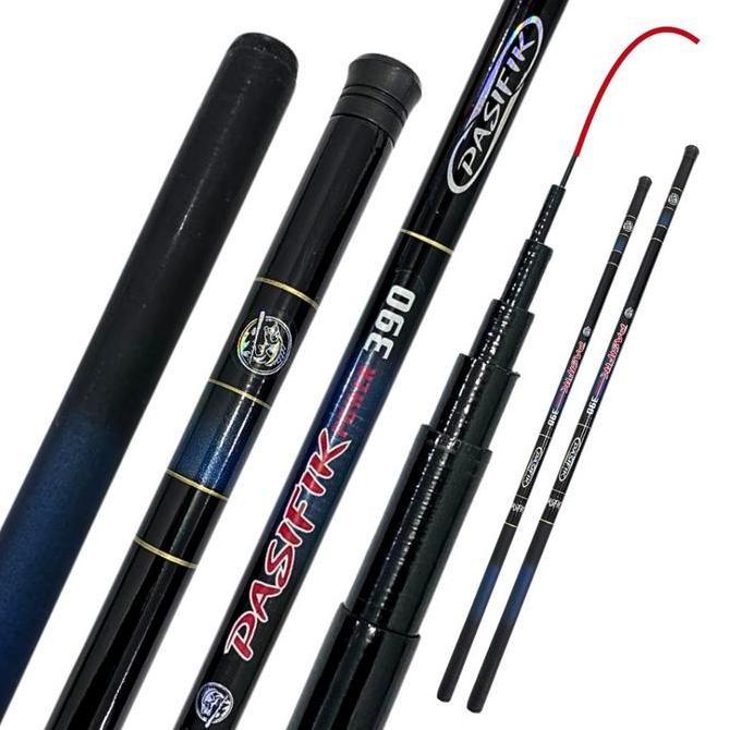 Joran Tegek Fiberglass Super Lentur Ringan dan Tidak Mudah Patah Ukuran 180-630M Cocok Untuk Target 