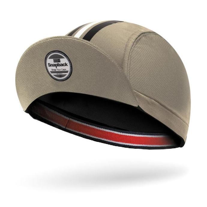 Topi Sepeda Snapback Ori Dewasa Hijau Strip Hitam Putih Supreme