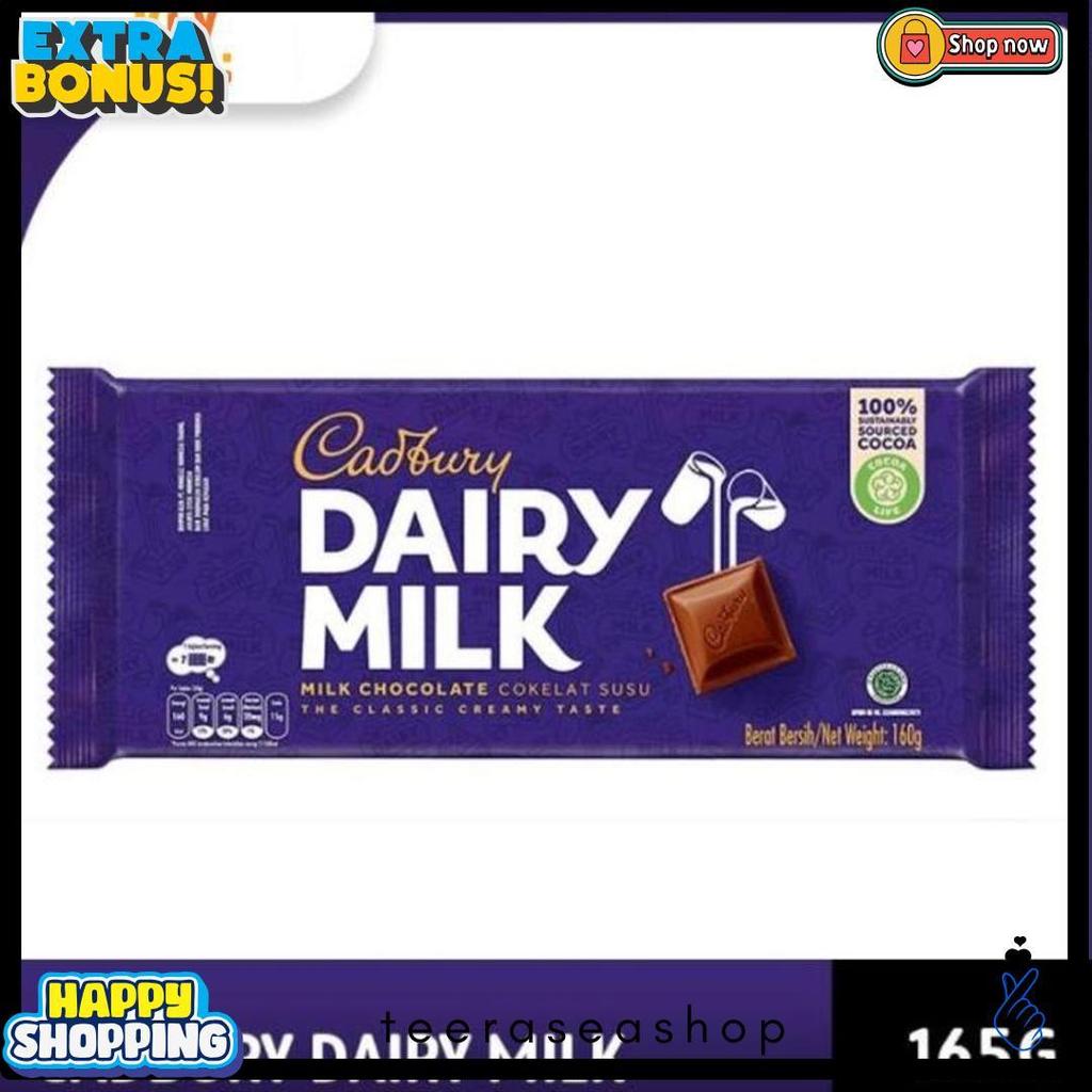Coklat Cadbury 160Gr Cokelat Cadbury 165Gr Dairy Milk Chocolate Pop Heart Hazelnut Cashew Nut Fruit 