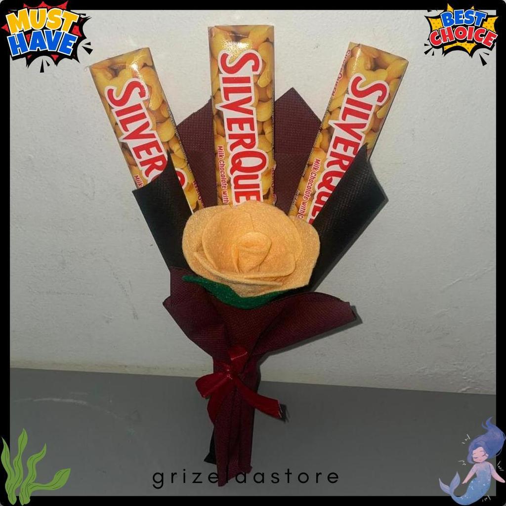 Buket Coklat Silverqueen / Buket Wisuda Murah / Buket Kado Ulang Tahun / Buket Perpisahaan / Buket C