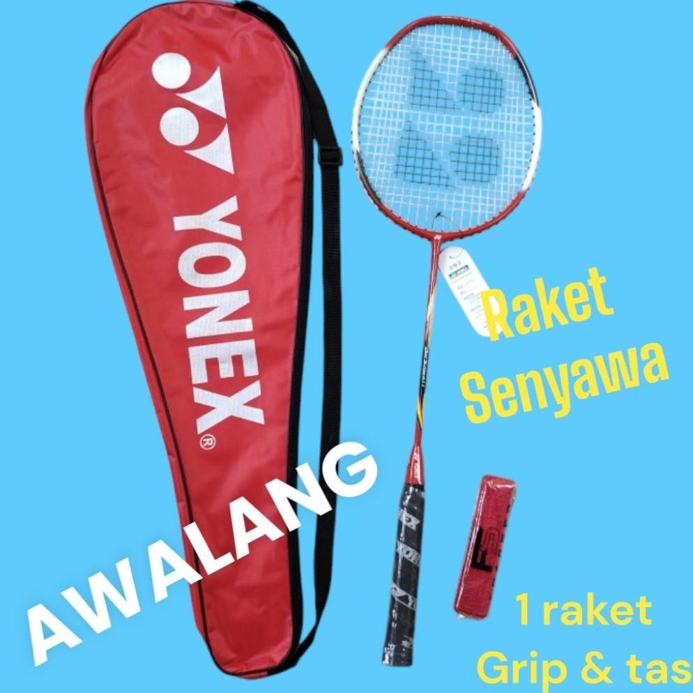 BEST SALE BESTPROMO Raket bulutangkis pemula RAKET GRIP & TAS siap pakai raket badminton grosir PBSI