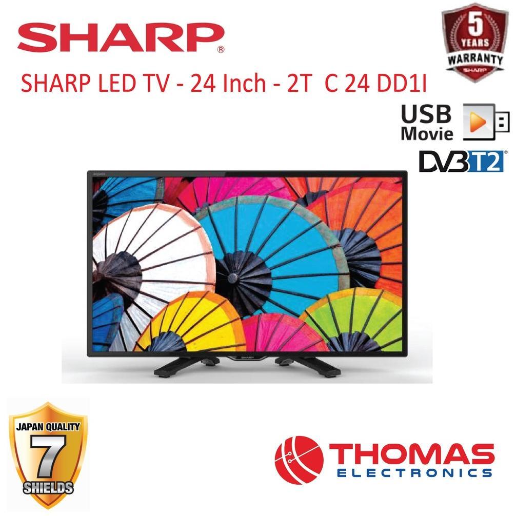 LED TV SHARP 24 INCH 2T C 24 DD1I USB MOVIE HDMI DIGITAL TV LED SHARP